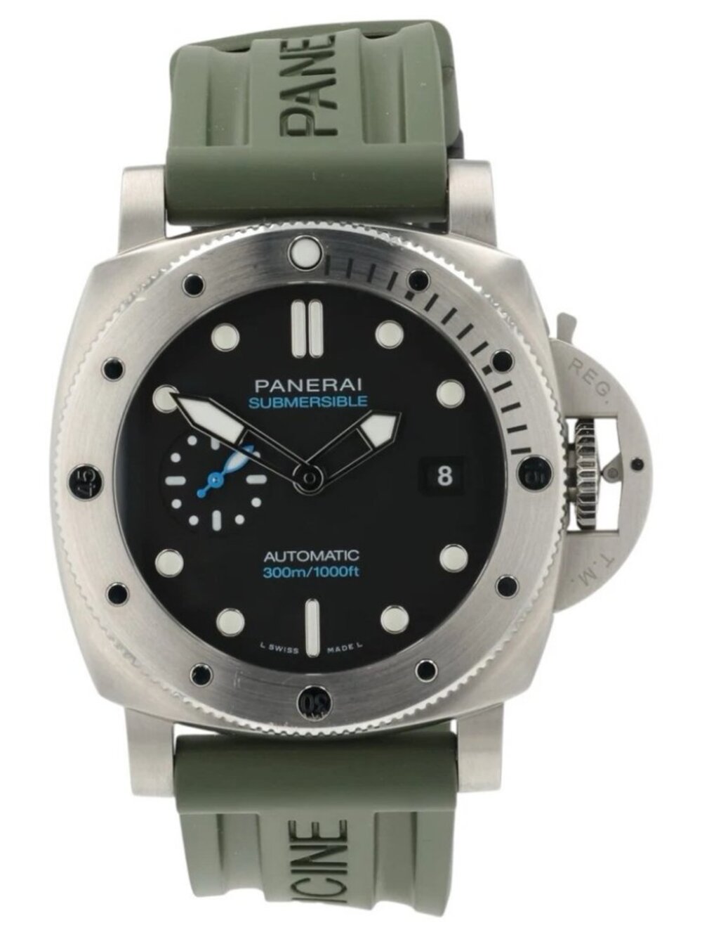 Panerai Submersible Black Dial Stainless Steel 44mm Automatic Men’s